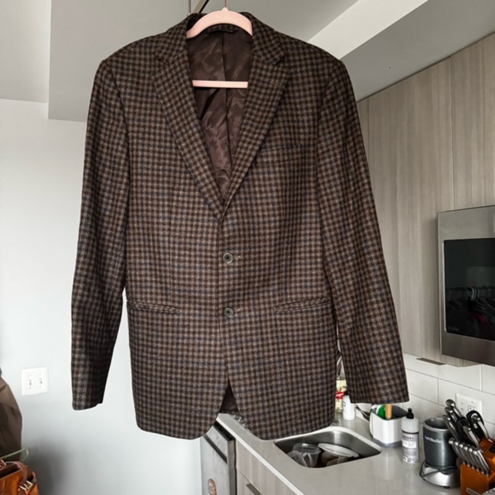 SPURR New York Valdez Wool Cashmere Blazer 40R